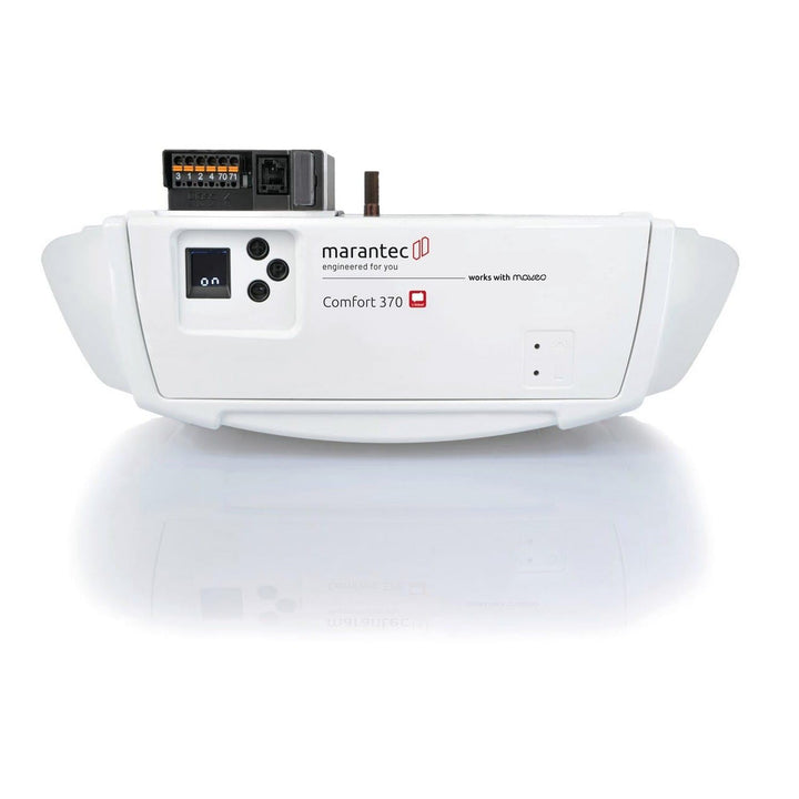 Marantec Comfort 370 Garagentorantrieb, Set inkl. 2 Handsender, elektrischer Torantrieb für Garagent