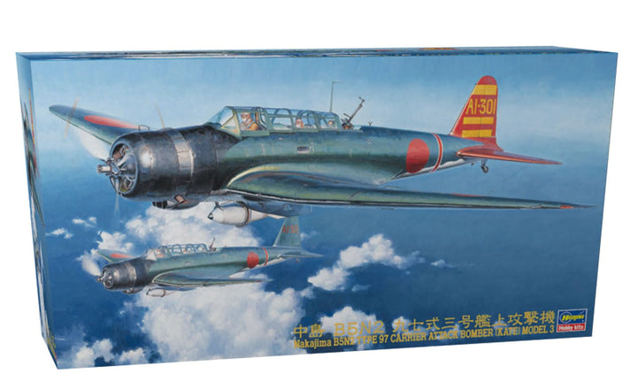 Hasegawa Modellbausatz B5N2 Typ 97 Kate Model 3 Massstab 1:48