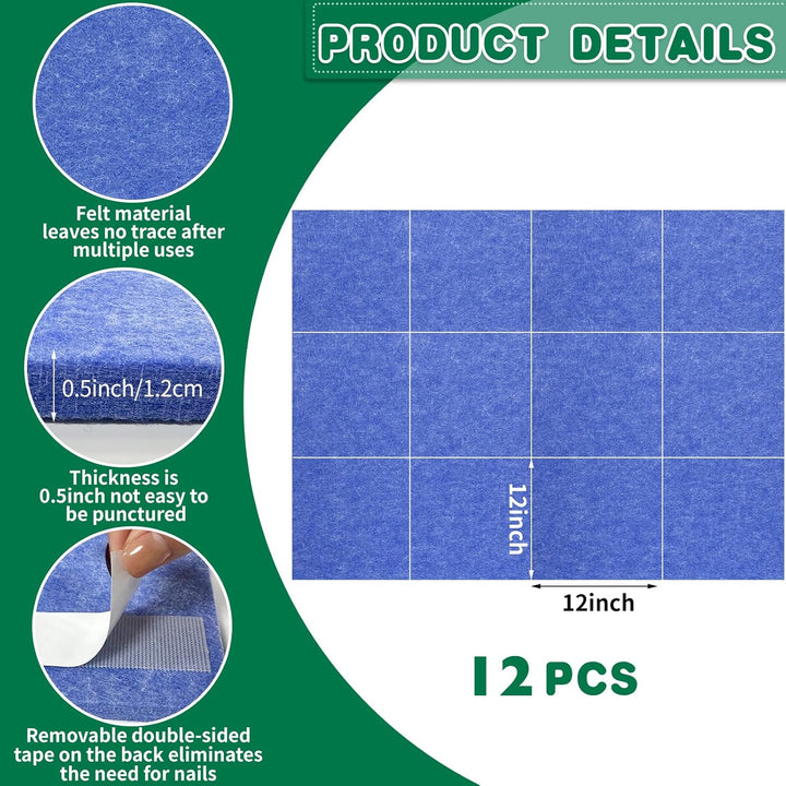 KEAGAN Dartboard-Wandschutz, Dartboard-Umrandung, Wandschutz aus Filz, Dartboard-Wandschutz, Selbstk