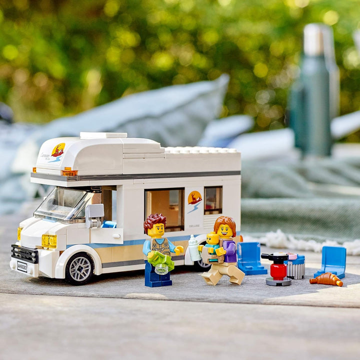 LEGO City Holiday Camper Van 60283 Building Kit; Cool Vacation Toy for Kids, New 2021 (190 Pieces)