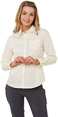 Craghoppers Damen Kiwi Long Sleeved Hemd 44 Sea Salt, 44 Sea Salt