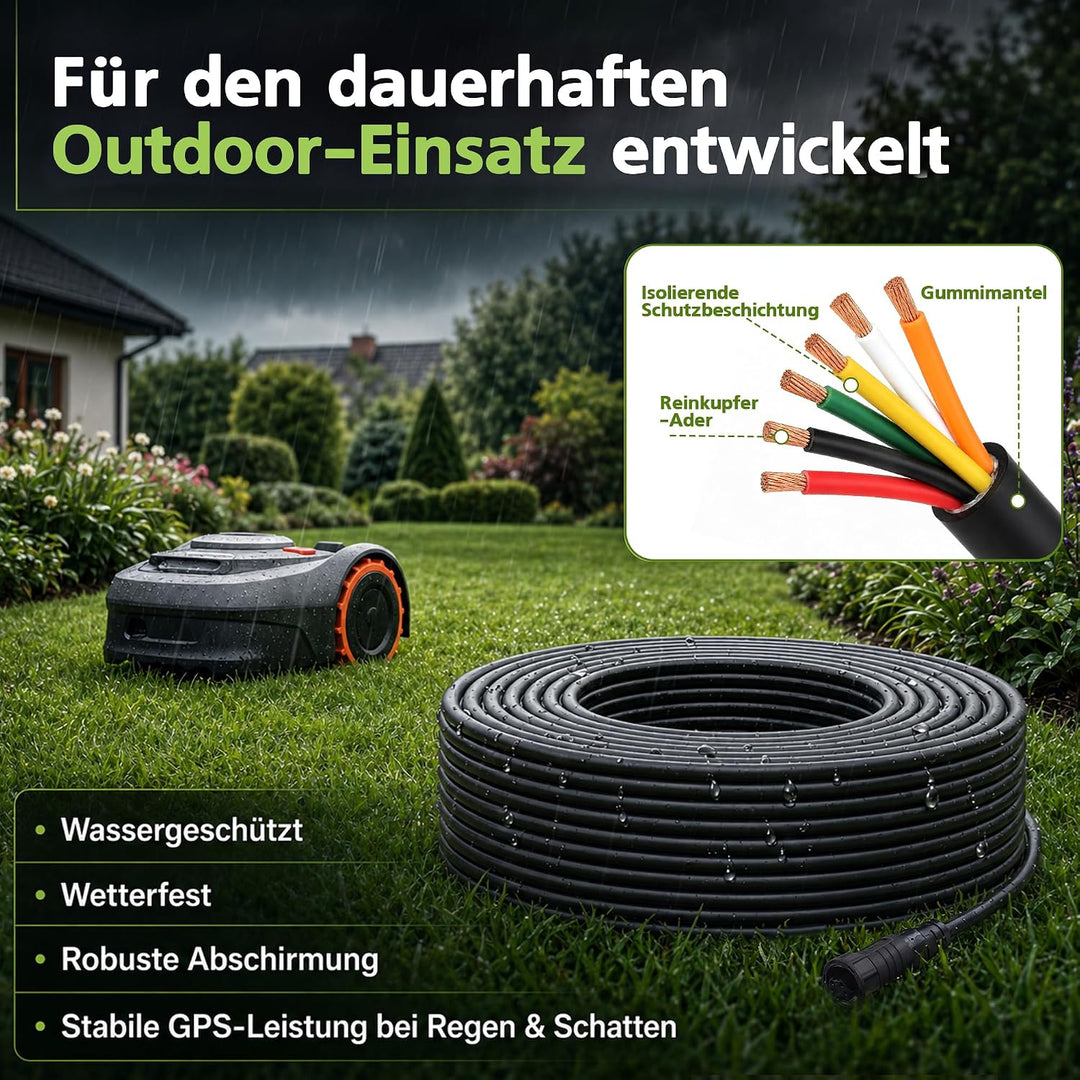 Enhon 10m Antennen-Verlängerungskabel kompatibel mit Segway Navimow