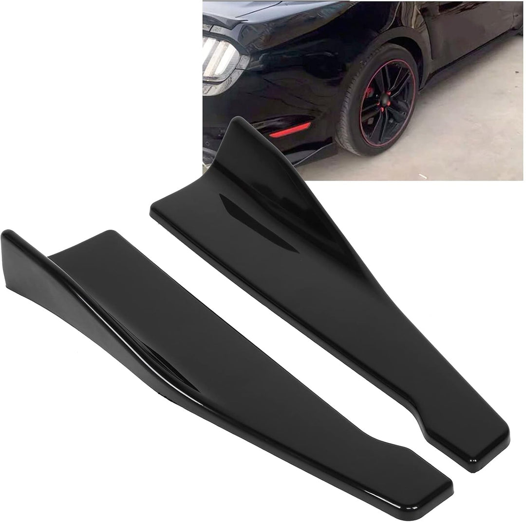2pcs Auto Heckstossstange Lip Diffusor, Universal Auto Seitenkotflügel Rock Winglet Diffusor für Aut