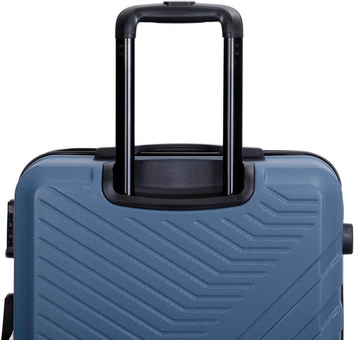 Travelhouse Bali Stabiler Koffer-Set 3tlg. Trolley Koffer Reisekoffer Blau ABS Hartschalen Kofferset