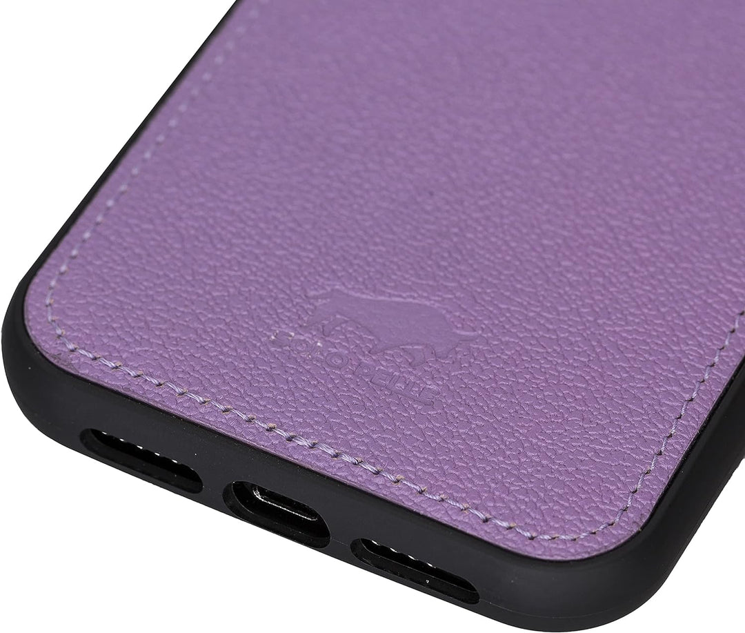 Solo Pelle Lederhülle für das iPhone 12 Pro Max in 6.7 Zoll Stanford Case Leder Hülle Ledertasche Ba