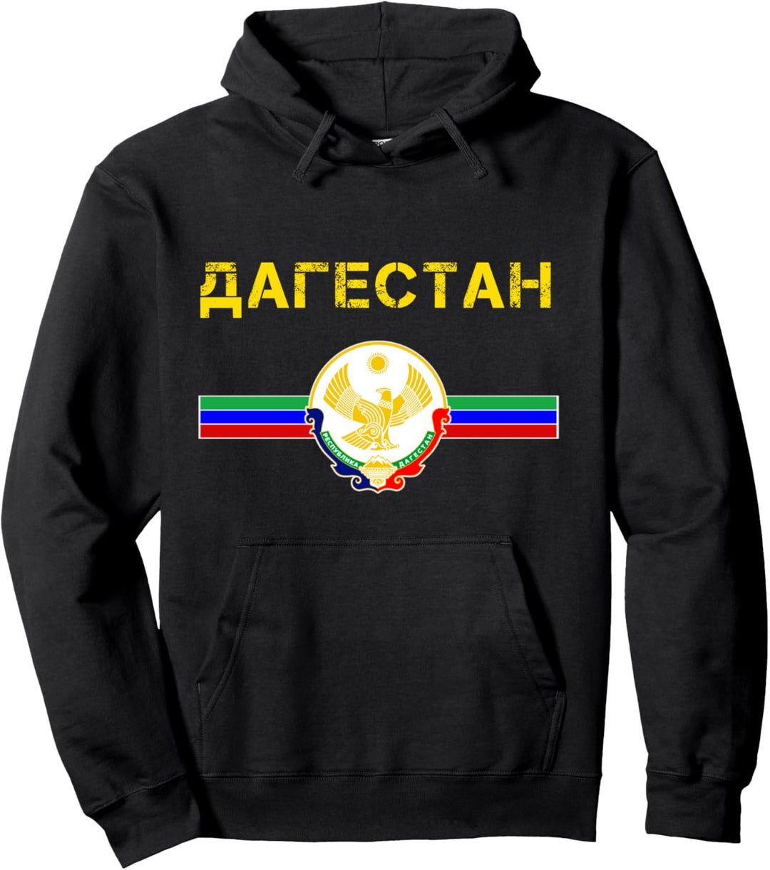 Dagestan, Nordkaukasus, Dagestan-Flagge. Pullover Hoodie