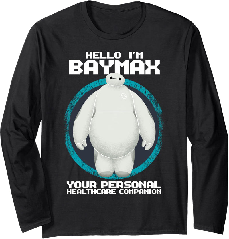 Disney Big Hero 6 Baymax Personal Healthcare Companion Langarmshirt