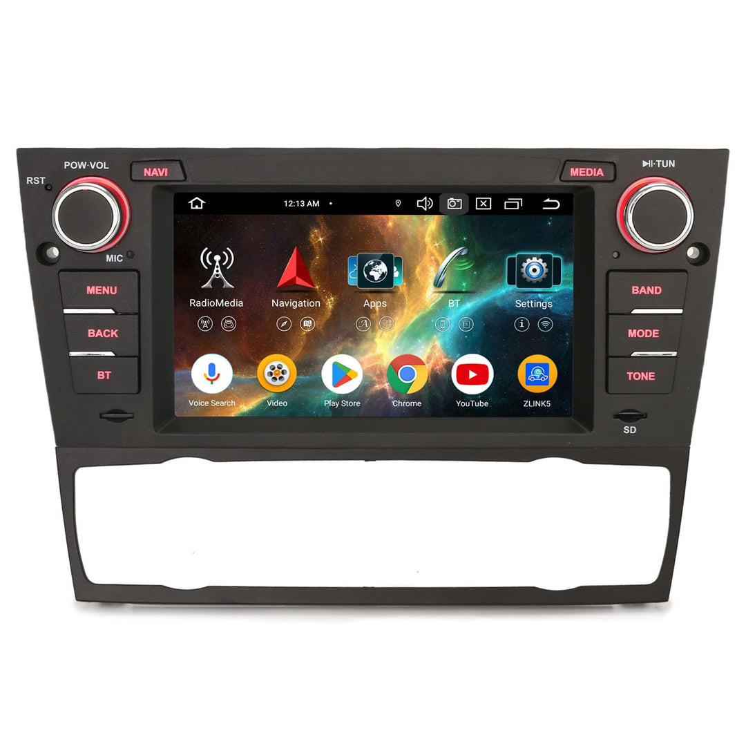 Erisin 8 Kern Android 14 DAB+ Autoradio 4GB+64GB Bluetooth Für BMW 3er E90 E91 E92 E93 M3 mit GPS Na