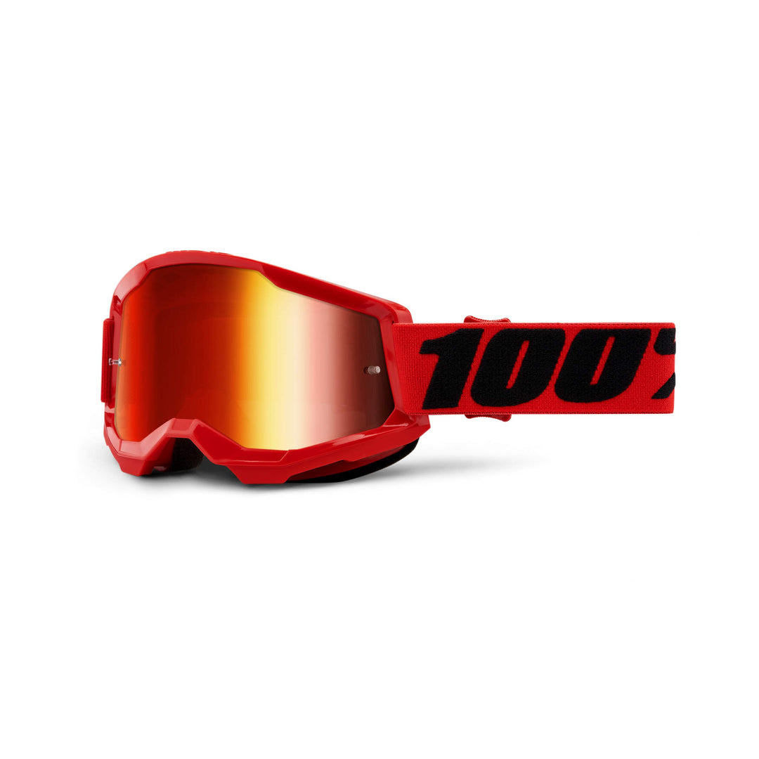 100% Unisex Strata 2 Sunglasses (1er Pack) Einheitsgrösse Rot, Einheitsgrösse Rot