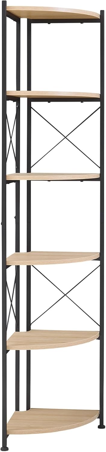 [en.casa] Pflanzregal Ulfborg Eckregal Blumenständer Winkelregal Pflanzentreppe mit 6 Ablagen 160x30