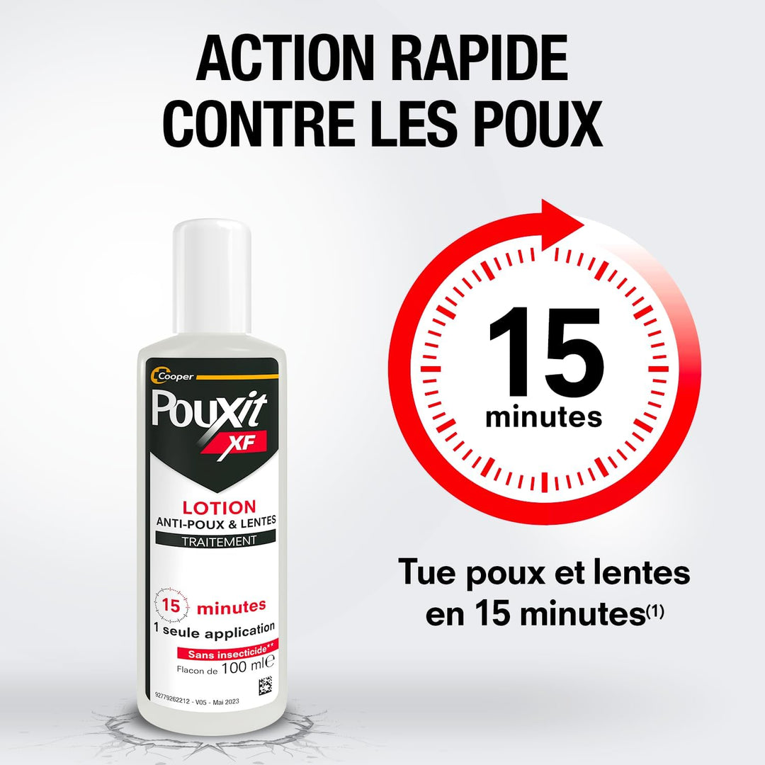 Pouxit XF Lotion 100ml 100 ml (Lot de 1), 100 ml (Lot de 1)