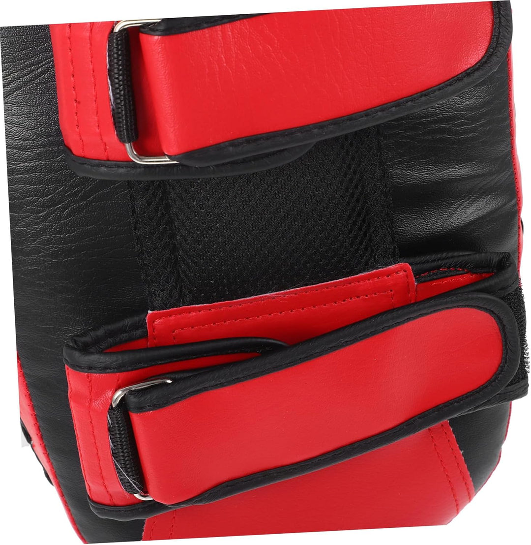 UPKOCH Beinschoner Aus Robustem Material Mit Belüftungsöffnung Gepolstert Rotes Muay Thai Kickpad Fü