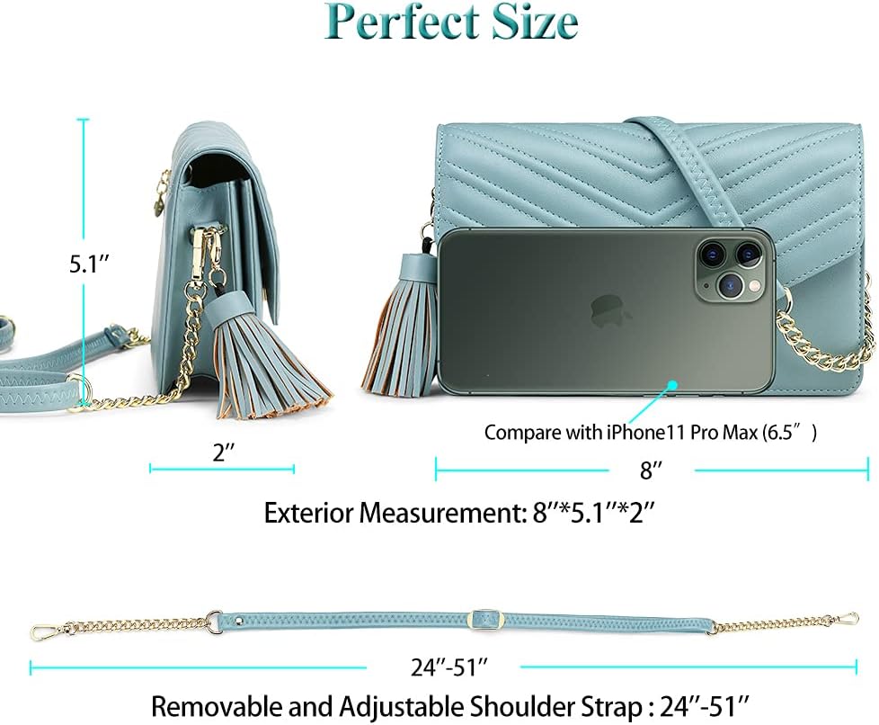 Peacocktion Damen Umhängetasche, Kleine Crossbody Taschen Geldbörse Handtasche Schultertasche Reisep