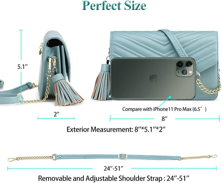 Peacocktion Damen Umhängetasche, Kleine Crossbody Taschen Geldbörse Handtasche Schultertasche Reisep