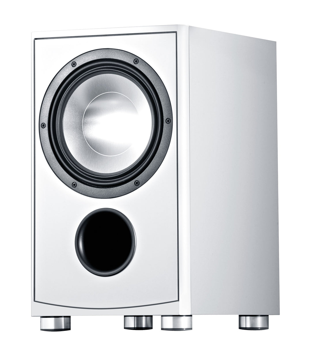 Canton AS 85.3 SC Leistungsstarke Aktiv-Subwoofer (200/280W) weiss weiss Single, weiss Single