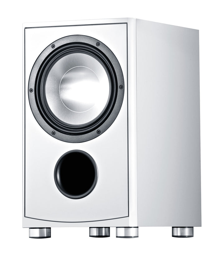 Canton AS 85.3 SC Leistungsstarke Aktiv-Subwoofer (200/280W) weiss weiss Single, weiss Single