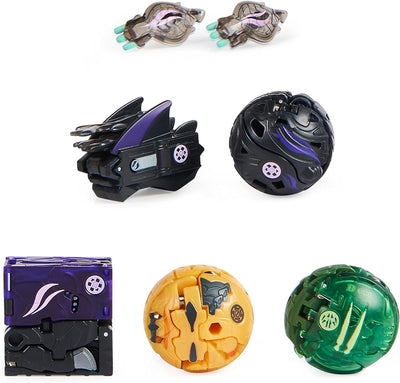 BAKUGAN 'Legends' 2023 Legends Collection 4er Pack mit 1 Nova Ball, 1 Basic Ball, 1 Geogan und 1 Ult