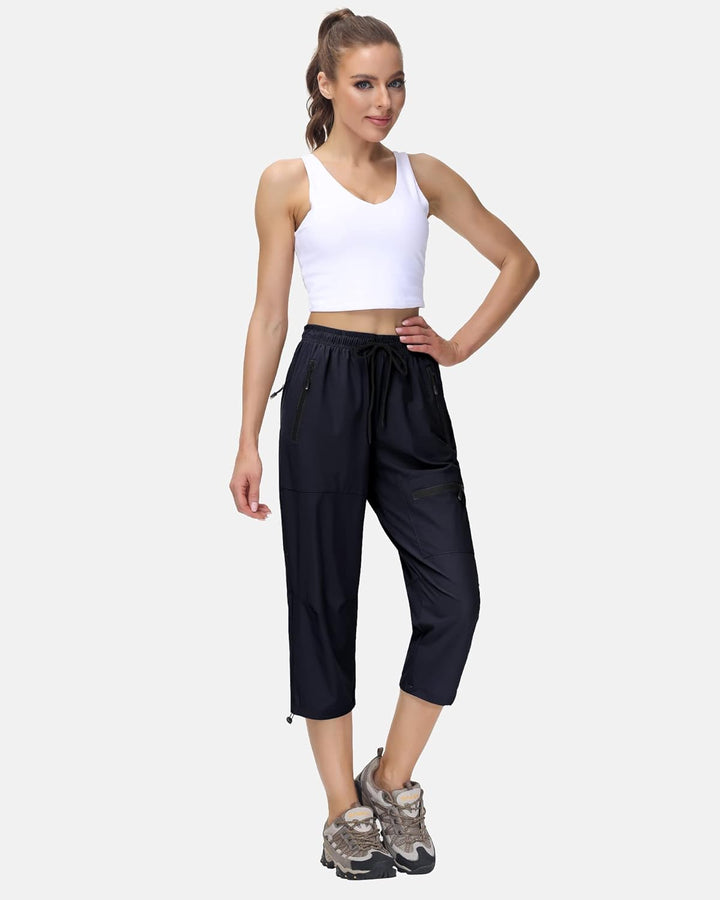 Butrends Wanderhose Damen schnelltrocknend Outdoorhose atmungsaktiv Anti-UV Cargohose Verschleissfes