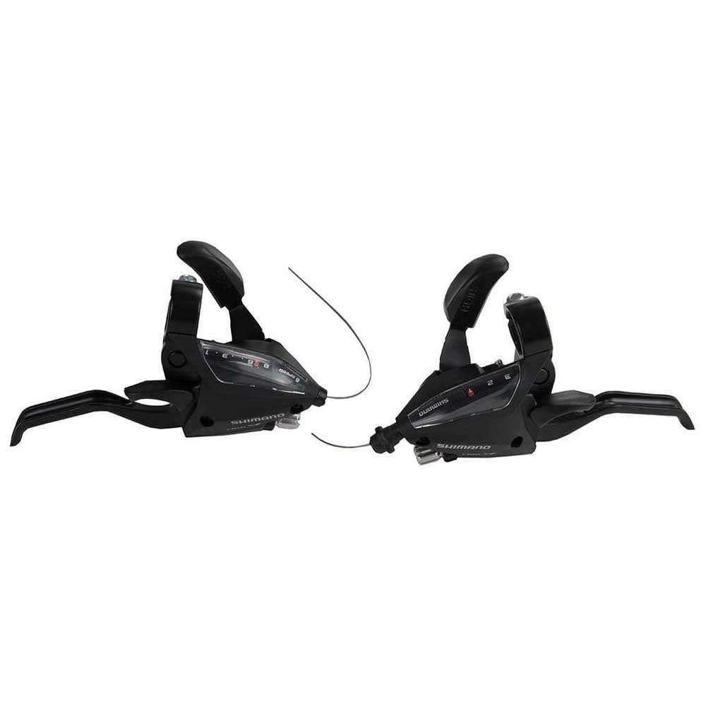 Shimano Unisex – Erwachsene ST-EF500 Schalt-/Bremshebel, Schwarz, Einheitsgrösse
