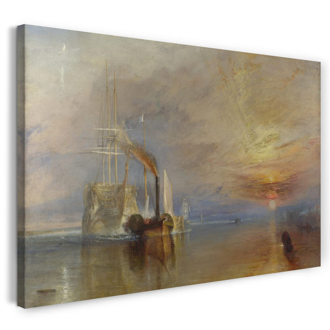Printed Paintings Leinwand (80x60cm): William Turner - The Fighting Temeraire 80x60 cm, 80x60 cm