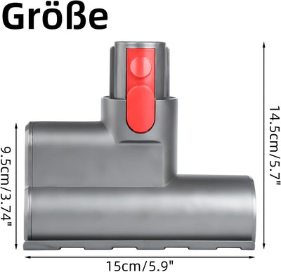 mini Turbinendüse für Dyson V7 / V8 / V10 / V11 / V15 Staubsauger, Quick Release Bürstenrolle für So