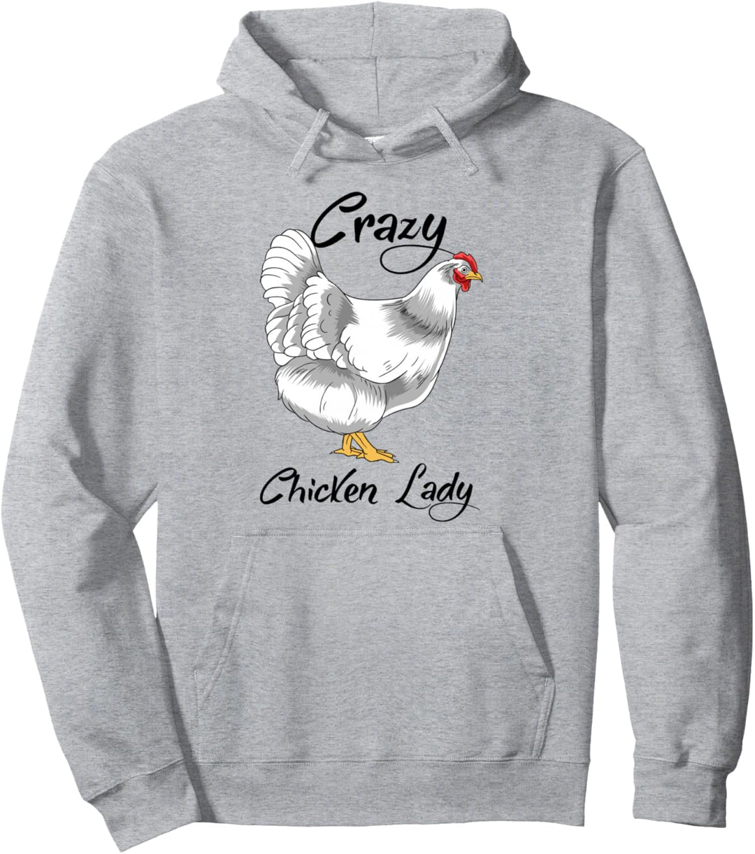 Hühner Mädchen Crazy Chicken Lady Hühner Mama Pullover Hoodie