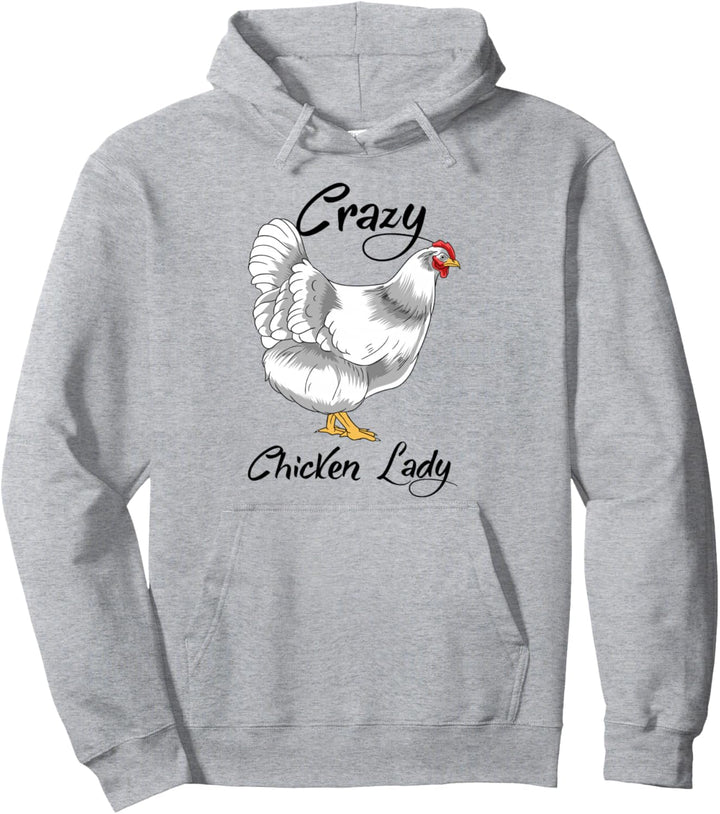 Hühner Mädchen Crazy Chicken Lady Hühner Mama Pullover Hoodie