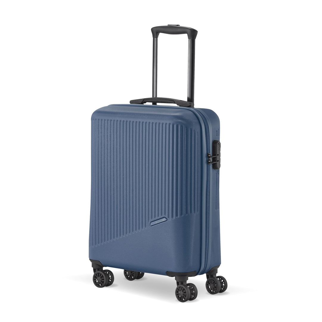 Travelite Handgepäck Trolley klein, Bali, 55x39x20 cm, 2,5 kg, Kratzfeste Hartschale, mit 4 Doppelro