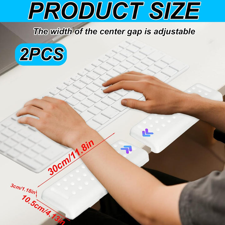 2stk L-Förmige Handgelenk Ellbogen Polster, Ergonomische Memory Schaumstoff Polsterung Separate Desi