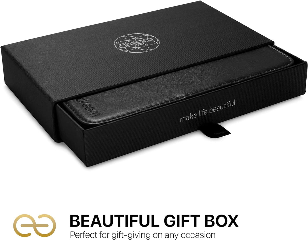 Dreem Fibonacci iPhone 15 Plus Brieftaschen-Etui / 2-in-1 stossfestes Etui und abnehmbares Folio aus