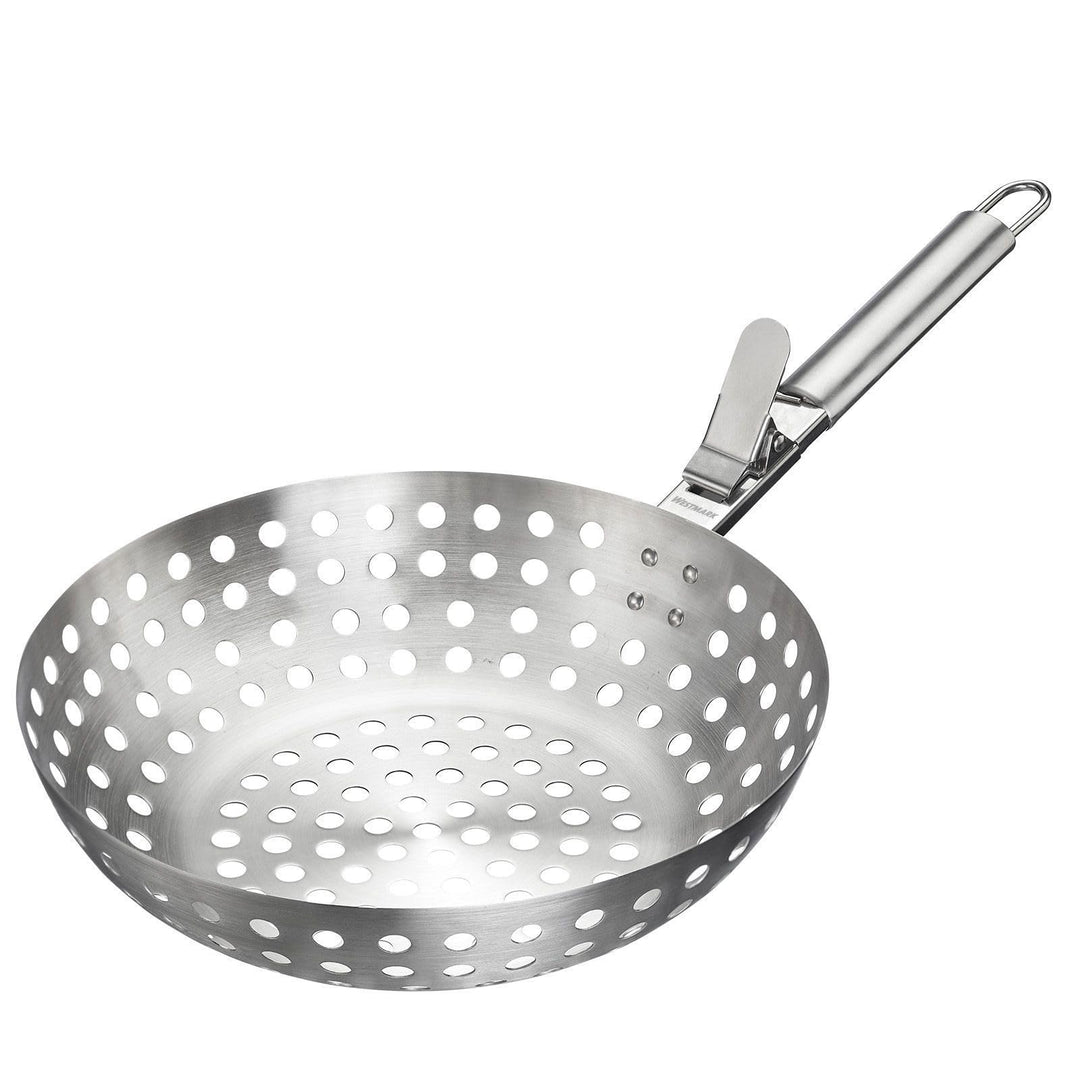 Westmark Grillwok – Ideal für die Zubereitung grösserer Mengen leckeren Grillgemüses, langlebig, spü