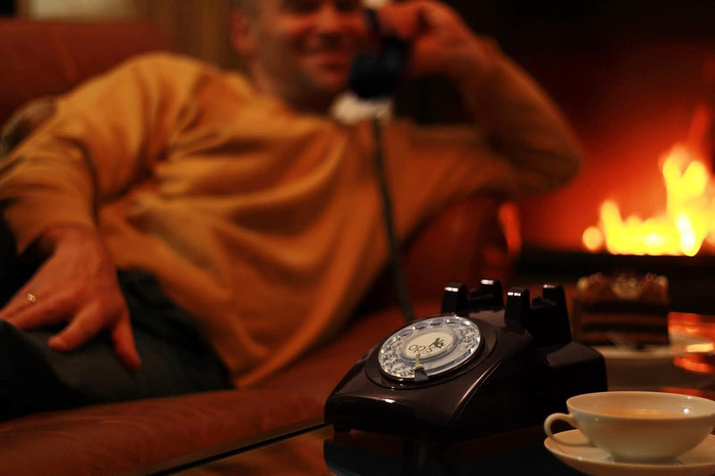 Retro Telefon Wählscheibe/Festnetztelefon Retro/Telefon mit Schnur/Telefon mit Wählscheibe/Telefon R