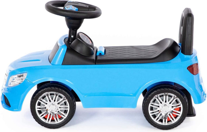 Rutscher Auto hellblau Super Car Nr.3 Sound Kinder Rutscherfahrzeug Lauflernhilfe
