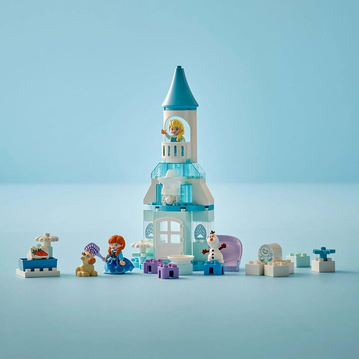 LEGO DUPLO │ Disney Annas und Elsas Party im Eispalast - Frozen Spielzeug mit ELSA Figur, Lichtstein