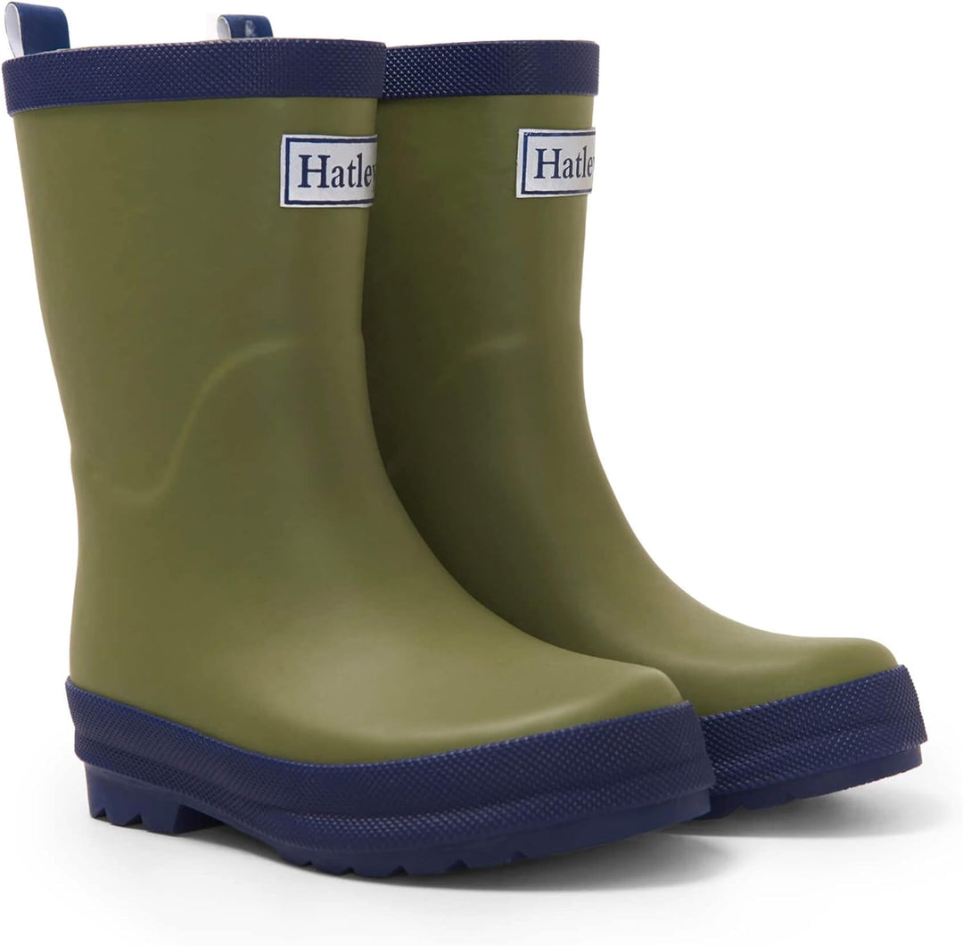 Hatley Unisex Baby Regenstiefel Classic Wellington Rain Boot 20 EU Grün, 20 EU Grün