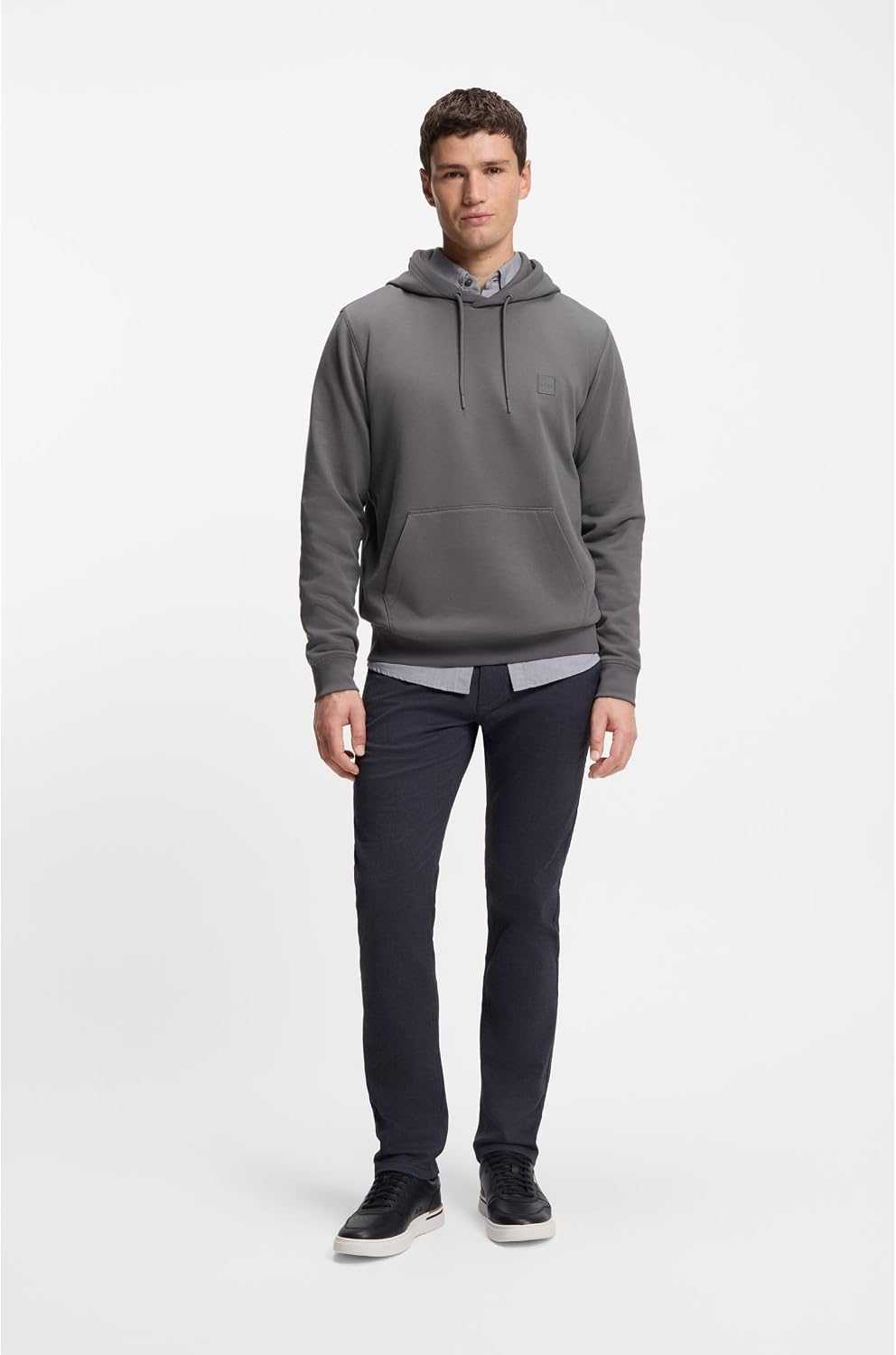 BOSS Herren Wetalk Sweatshirt XL Open Grey, XL Open Grey