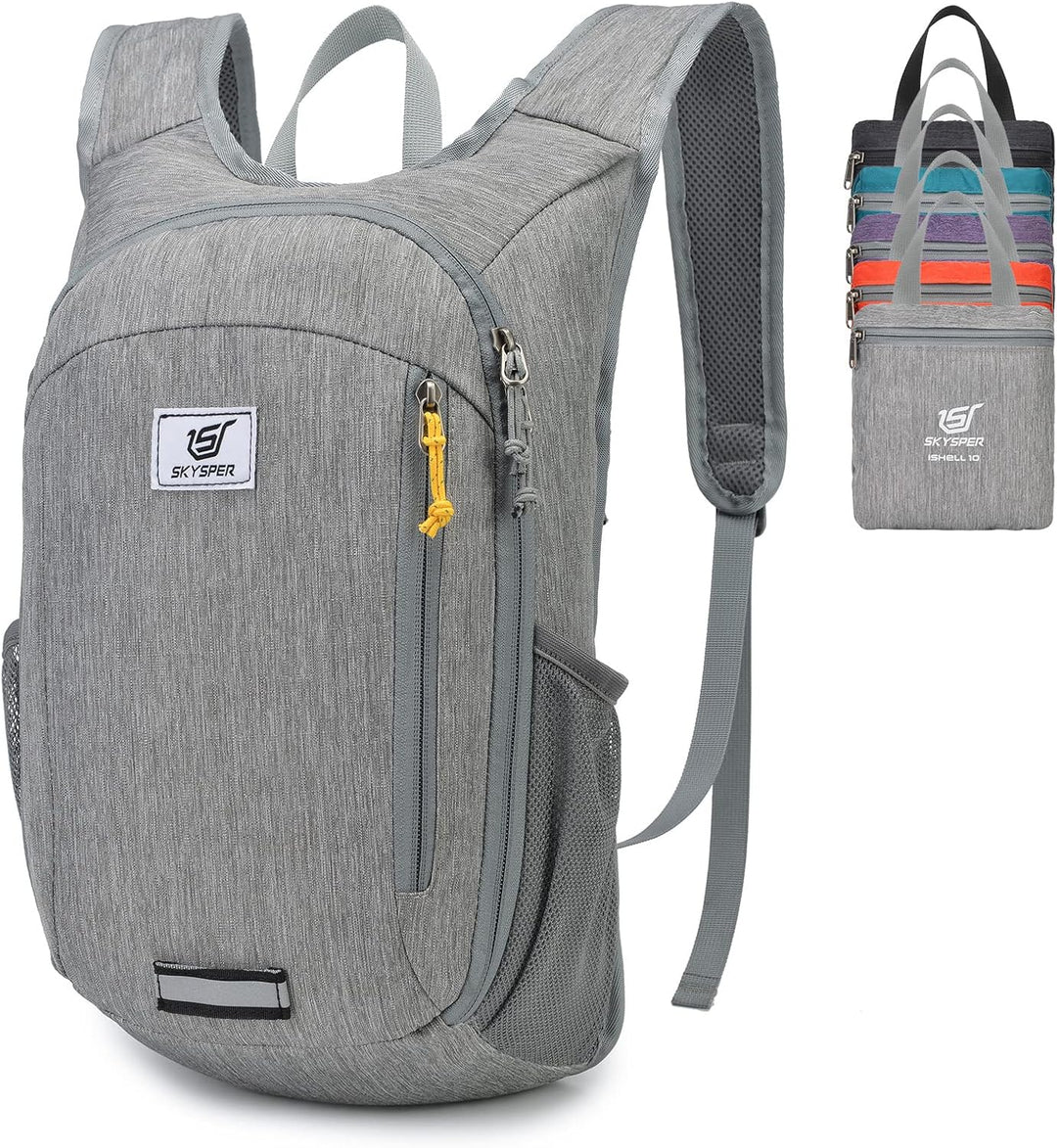 SKYSPER 10L/15L/20L Faltbarer Rucksack Ultraleicht Tagesrucksack Wasserfest Daypack Reiserucksack Wa