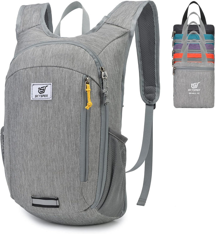 SKYSPER 10L/15L/20L Faltbarer Rucksack Ultraleicht Tagesrucksack Wasserfest Daypack Reiserucksack Wa