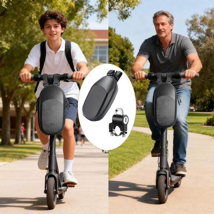 E-Scooter Tasche, Scooter Tasches | E-Scooter Fronttasche mit Hardcase PU, 3L, Schnellverschluss, fü