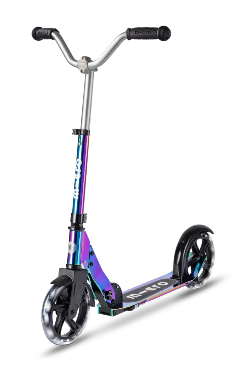 Micro Cruiser Scooter zum cruisen Kinderscooter ab 5 Jahren Einheitsgrösse neochrome, Einheitsgrösse
