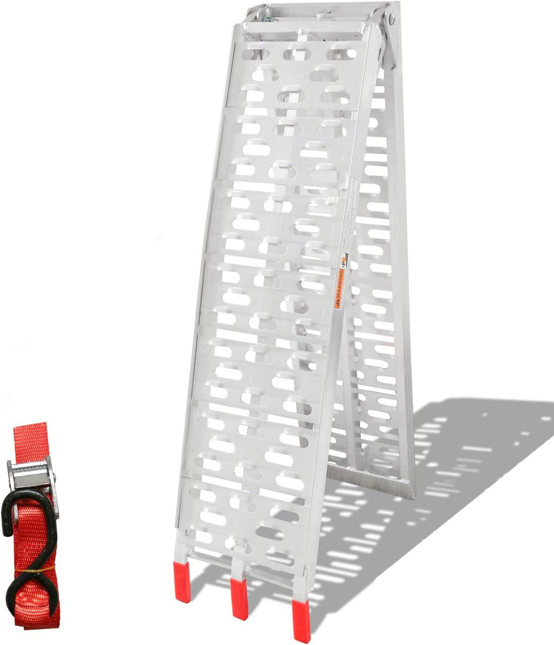 Herrselsam Auffahrrampe Faltbare ALU Rampen klappbar 226×28cm Laderampen 340 kg Traglast rutschfest