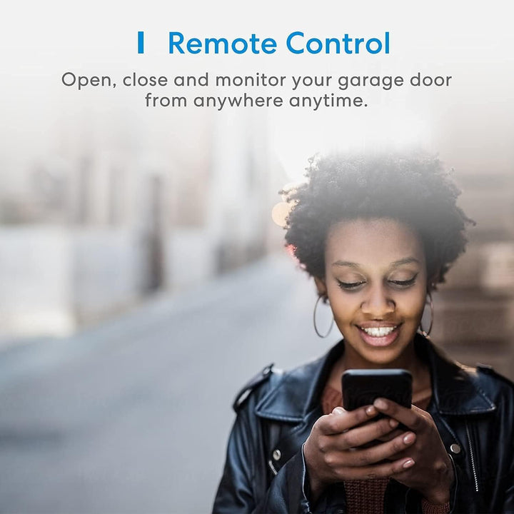 Meross Smart WLAN Garagentoröffner funktioniert mit Apple HomeKit, APP-Steuerung, Kompatibel mit Ale