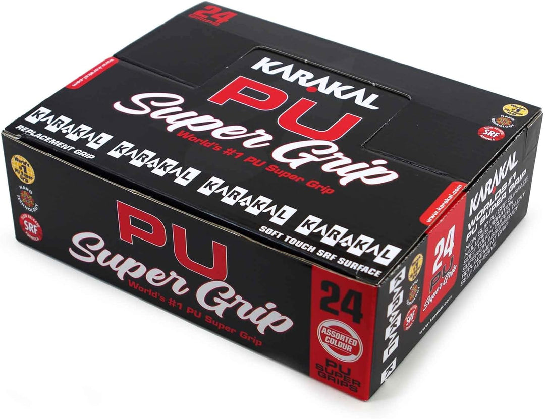 KARAKAL - PU Super Grip - selbstklebendes Griffband für Badminton, Squash, Tennis, Hockeyschläger od