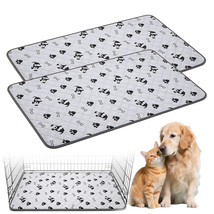 120x60cm Pipipads für Meerschweinchen, PIPI Pads 2X PIPI Matte Waschbare, 4 Lagen saugstarke Unterla