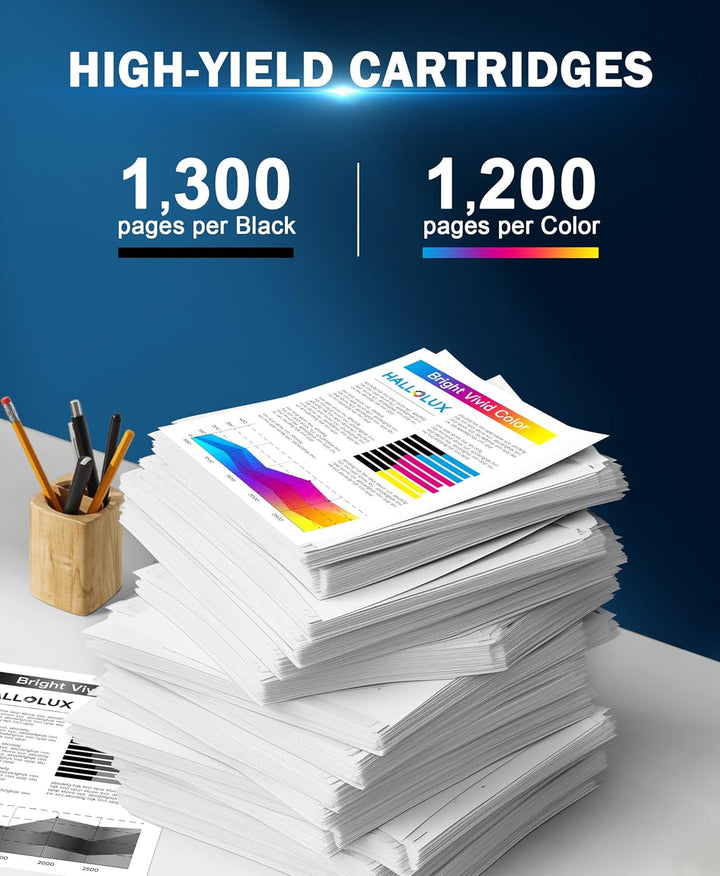 HALLOLUX 219A Toner Set Kompatible für HP 219A 219X für HP Color LaserJet Pro MFP 3302FDWG 3202DW 33