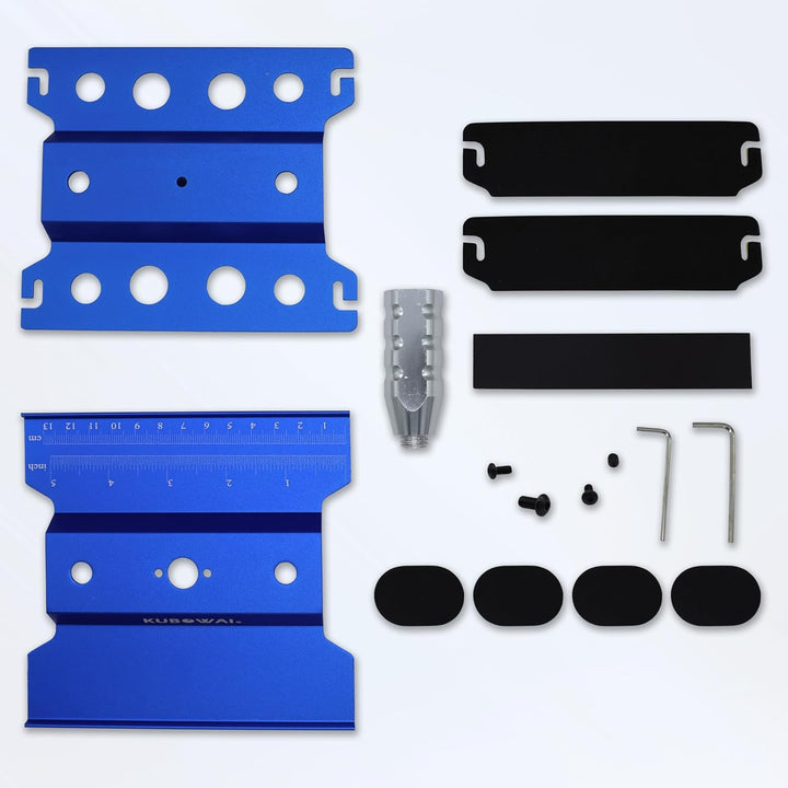 RC Auto Aluminium Reparatur Workstation， 360 ° Drehung/Heben/Senken Arbeitsständer für 1/8 1/10 1/12
