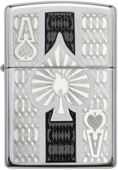 Zippo Feuerzeug 60001616 Anne Stokes Benzinfeuerzeug, Messing, high polish chrome, 1 x 3,5 x 5,5 cm