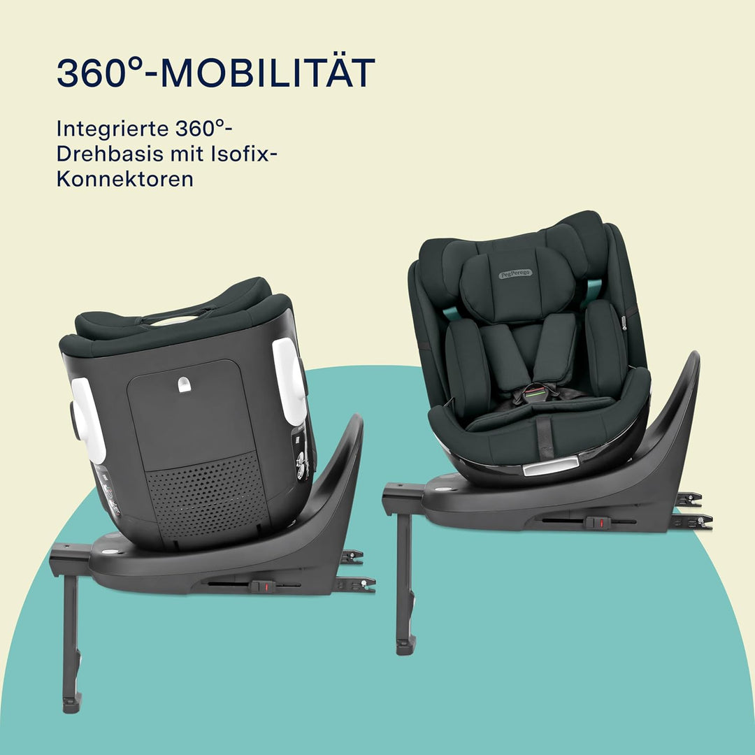 PEG Primo Viaggio 360 EVO Autositz All-In-One mit ISOFIX, Drehbar, Verstellbar, für Kinder von der G