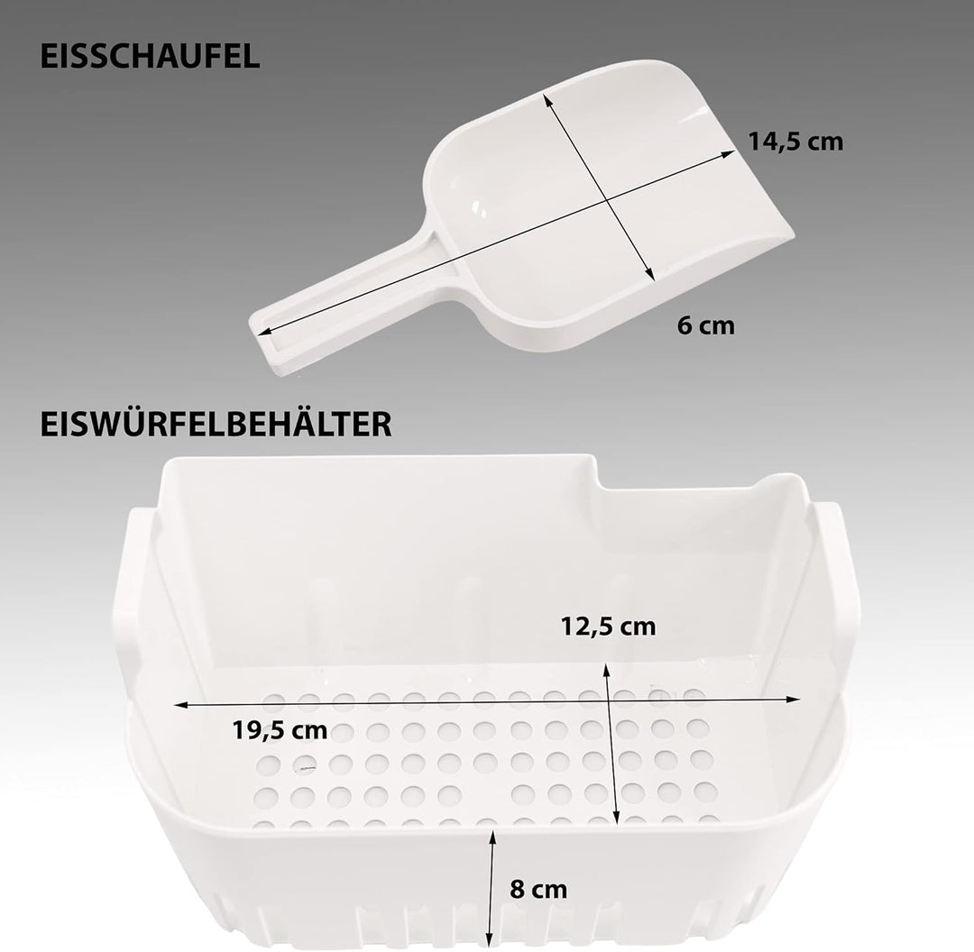 Gino Gelati GG-175W Digitaler Edelstahl Eiswürfelbereiter Eiswürfelmaschine Icemaker