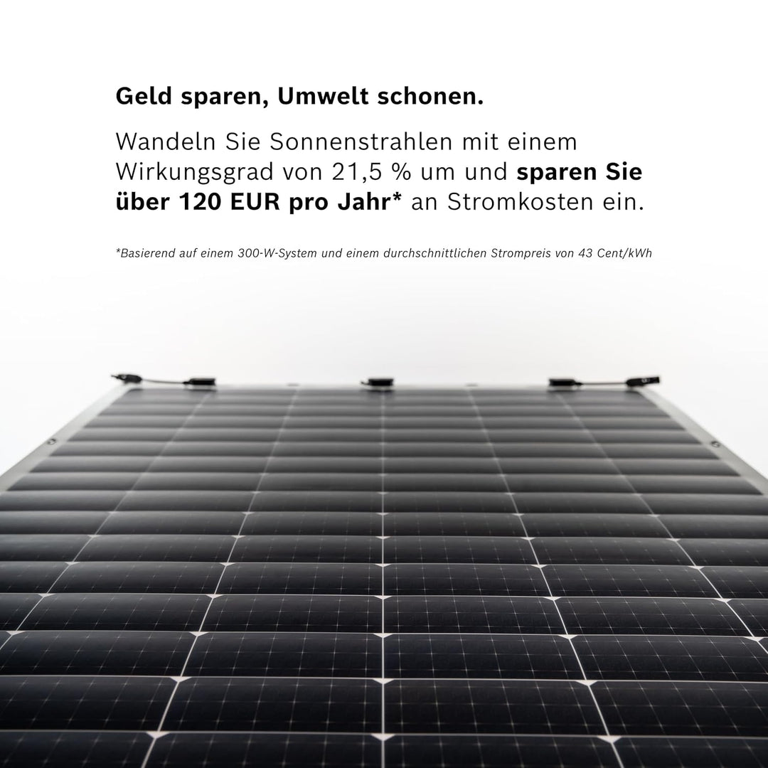 Bosch Solar 4000 P - 300 Watt Modulleistung Balkonkraftwerk mit Plug-and-Play - Ultraleichtes (, 300